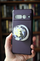 Nouvel Arrivage : Support de Téléphone Magnétique en Alliage de Zinc avec Logo Personnalisé, Motif Fée Dragon en Émail Dur Métallique, Badge Adhésif pour Kindle