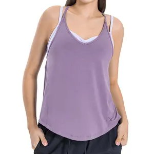 Women Soft Comfort Lightweight Breathable Running Tank Tops