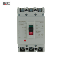 Disjoncteur à boîtier moulé GTM6 250A 3 pôles 400V AC MCCB à montage fixe, capacité de coupure 35kA pour distribution commerciale