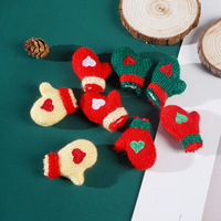 Mini Cactus de Noël Suspendu Style Coréen, en Polyester, avec Chapeau et Écharpe, Pendentif Décoratif pour Arbre de Noël
