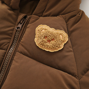Hiver Enfants Garçons Filles Veste épaisse chaude doudoune à manches longues <span class=keywords><strong>Teddy</strong></span> Bear Hoodie Jacket Baby Coat - Product Image 5