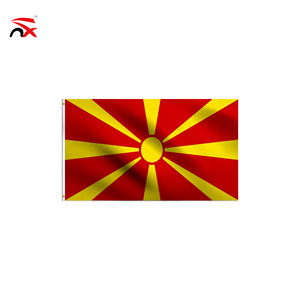 Venta al por Mayor de la Serie de Banderas de Macedonia del <span class=keywords><strong>Norte</strong></span>, Banderas de Poliéster para Aficionados, Accesorios Patrióticos para Eventos - Product Image 5