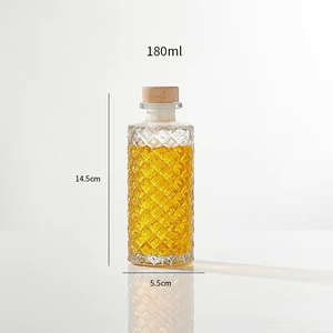 Botella de Vino Miniatura de Cristal Transparente Personalizada de 50 ml, 100, 150, 180 ml, Botella Pequeña para Bebidas Alcohólicas con Tapa - Product Image 6