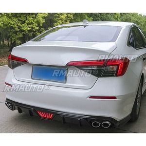 <b>Car</b> Rear Bumper Lip Splitter <b>Diffuser</b> Spoiler Bumper Protector Cover Apron For Honda Civic 11th Gen Body Kit <b>Car</b> Accessories - Product Image 5