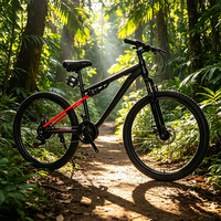 VTT MTBGO 21 vitesses, 26 pouces, freins à disque, pneus noirs, suspension intégrale, pièces Enduro, VTT tout-terrain pour hommes adultes