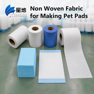 100% 聚丙烯纺粘无纺布环保亲水性SS SMS材料，用于宠物垫 - Product Image 1