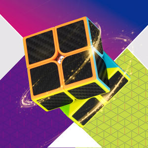 Cubo Mágico de Fibra de Carbono de Alta Rentabilidad, 2x2, 3x3x3, 4x4, 5x5, Pirámide, Hoja, Cubo de Velocidad <span class=keywords><strong>3x3</strong></span>, Rompecabezas para Niños, Juguetes Infantiles - Product Image 2