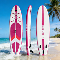 Planche de paddle gonflable personnalisable et écologique en Drop Stitch, OEM ODM, vente en gros pour les sports nautiques