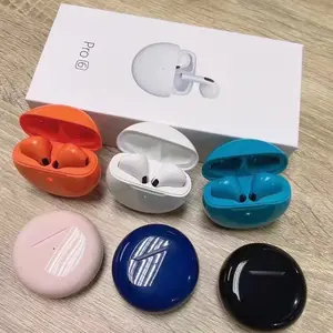 סיטונאי TWS אוזניות Airbuds פרו 6 BT 5.0 אוזניות מגע-נשלט אוזניות פרו 4 5 5S 6 6S 7s אלחוטי אוזניות פרו 6