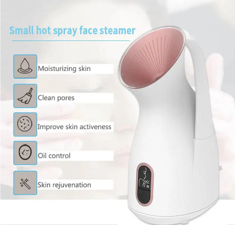 2023 profesional fresco y caliente cara Spa eléctrico Nano Mini rociador de niebla cara vaporizador Facial con Vapor caliente