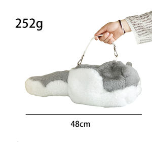 지갑 고양이 동물 봉제 숄더백 캐주얼 야외 봉제 핸드백 대용량 보관 가방 통근 날짜 봉제 가방 - Product Image 6