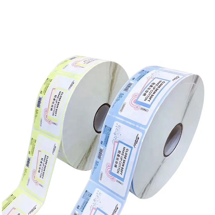 Etiqueta personalizada de etiquetas de papel da gengiva pp