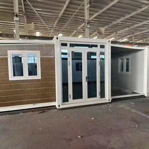 SKYLINE Casa Container Espandibile di Lusso 20ft 40ft in <span class=keywords><strong>Vendita</strong></span>, <span class=keywords><strong>Tiny</strong></span> <span class=keywords><strong>House</strong></span> Prefabbricata, Appartamento Modulare con Bagno e Zona Living - Product Image 1