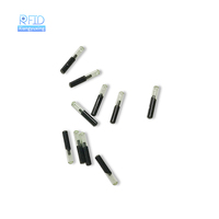 Tube en verre 2,12x12 mm avec puce NFC216 injectable 13,56 MHz, mini transpondeur RFID NFC