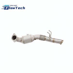 ท่อลงสแตนเลส SS304 แบบไหลแรงสูง พร้อมแผ่นกันความร้อน สำหรับ Ford Focus RS 2.3T – ท่อไอเสียสมรรถนะสูงแบบยึดติดโดยตรง - Product Image 2