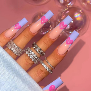 JP1600-esmalte <span class=keywords><strong>de</strong></span> uñas personalizado bailarina, <span class=keywords><strong>manicura</strong></span> francesa <span class=keywords><strong>con</strong></span> corazón y perlas, <span class=keywords><strong>manicura</strong></span> acrílica - Product Image 3