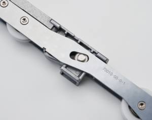 Sistema de Hardware de puerta corredera de elevación panorámica estrecho medio silencioso moderno polea de nailon Zinc de aleación de aluminio para cocina de <span class=keywords><strong>casa</strong></span> - Product Image 2