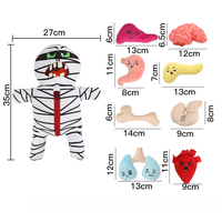Jouet pour chien en peluche durable, anti-morsure, auto-activant, mignon, dessin animé, soulagement de l'ennui, avec sifflet et cachettes pour friandises