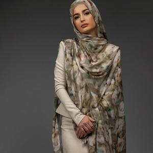 Modest Muslim Print Modal <b>Scarf</b> Custom Logo 4-Season Hijab Customizable Breathable Lightweight Durable Soft Fashion - Product Image 1