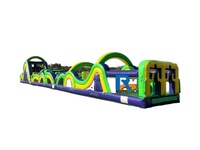 Vente flash : jeux sportifs géants pour adultes en plein air, parcours d'obstacles gonflable, toboggan, château gonflable, aire de jeux avec souffleur