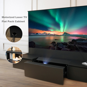 Meuble de cinéma maison pour projecteur UST, design personnalisé, auto-assemblage, 100 pouces, plat, laser <span class=keywords><strong>TV</strong></span> intégré, Nothing Projector - Product Image 1