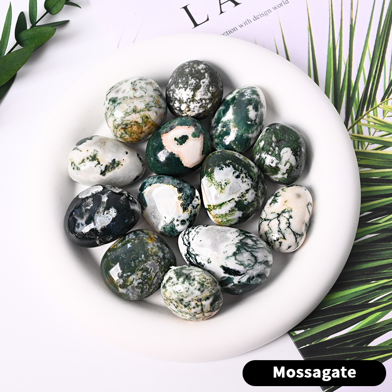 8# moss agate