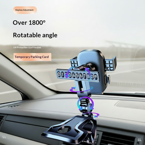 ที่วางโทรศัพท์ในรถยนต์แบบหนีบอัตโนมัติจากโรงงาน รุ่น Universal 360 °   ที่ยึดโทรศัพท์มือถือในรถยนต์แบบหมุนได้ ขนาด 4.7-7.2 นิ้ว - Product Image 1