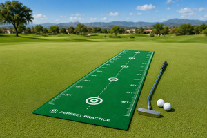 Custom Mini Nylon <b>Golf</b> Putting Mat Indoor Putting Green Practice Training Aid Carpet - Product Image 1
