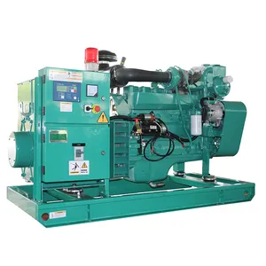 90KW CCS Approved cooling of sea and fresh water boat ship marine diesel generator set