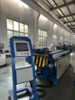 Máquina de Doblado de Tubos CNC, Dobladora Hidráulica de Tubos con Control Servo de 3 Ejes para Fabricantes de Tubos de Acero Inoxidable y Carbono