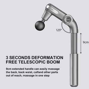 <span class=keywords><strong>Pistolet</strong></span> de <span class=keywords><strong>massage</strong></span> pliable, vibration 8 mm, batterie 1500 mAh 18650, chargement Type-C, masseur musculaire à percussion pour tissus profonds, arrêt automatique - Product Image 4