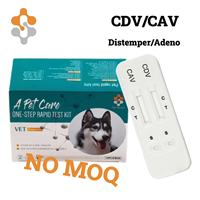 Snelle testkit voor hondenantilichamen/-antigeen, diagnostische snelle testkit voor honden, veterinair instrument CDV CPV CCVAg CAV-IIAg Rabies