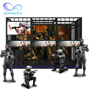 Vr Battle Multiplayer Suppliers Snipe Zombie Arcade Gun Shoot War Games Vr Big Space Virtual Reality Trainer Walker 4 Players