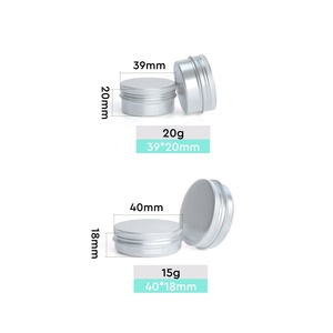 Merrynewon Emballage en aluminium Nouveau design Pot en aluminium portable pour baume solide avec porte-clés Emballage de crème pour les mains pour les voyages - Product Image 3