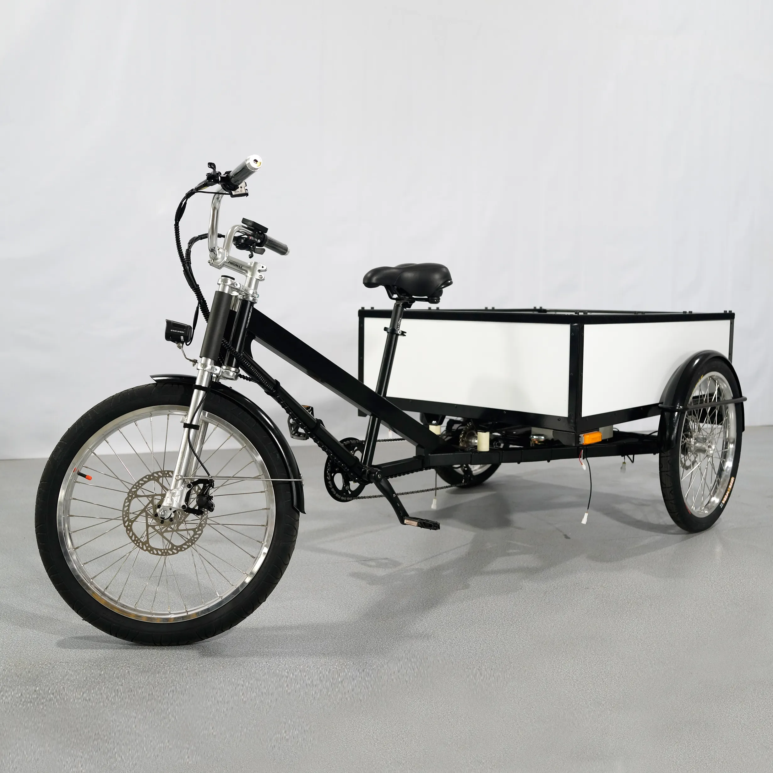 Open Body Cargo Trike, Pedaal Bijgestaan Cargo Bike