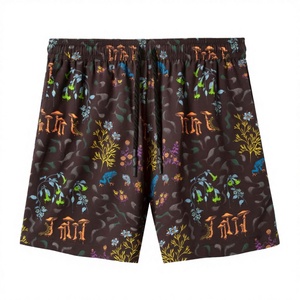 Shorts de course pour hommes à séchage rapide, imperméables et respirants, avec poche arrière zippée pour téléphone, 100 % polyester, taille élastique unie avec cordon de serrage - Product Image 4