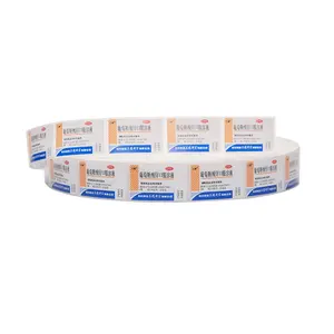 Flacone per pillole personalizzato etichette e scatola per farmaci farmaceutici/etichetta adesiva per fiale da 10ml adesivo in vinile impermeabile accetta 7-15 giorni