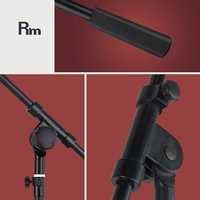 Support de microphone en acier réglable professionnel direct d'usine Mis-Rm06 à double tête avec un prix de gros bas
