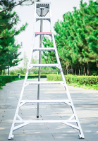 Escalera de Aluminio de Alta Calidad para Recolección de Frutas, Fácil de Plegar y Ligera, para Jardín Agrícola y Cosecha en Granja, Trípode