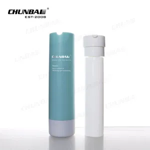 Yüksek kaliteli özel çevre dostu doldurulabilir kozmetik pompa losyon şişesi değiştirilebilir cilt bakımı için havasız şişe