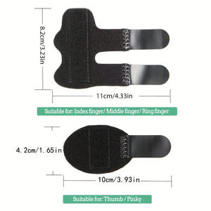 Nieuwe vingerimmobilisator <span class=keywords><strong>splint</strong></span> met aluminium ondersteuning Prijs Vingerbrace met aluminium steunen - Product Image 2