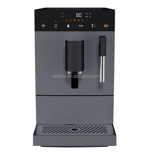 ANWELL Cafetera Comercial Totalmente Automática, Calentamiento Rápido, Espuma de Leche Ajustable, para Uso en Bares, 20 Bares de Presión - Product Image 2