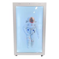 Boîte transparente lenticulaire lcd 3d Affichage transparent de signalisation numérique OLED Écran tactile transparent Boîte d'affichage publicitaire