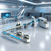 Ligne de production de gâteaux éponge WANLI, machines de production automatiques pour boulangerie, pour usine de gâteaux