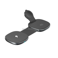 Petit chargeur sans fil pliable 3 en 1 pour iPhone 16 15 14 13 Pro Max Airpod iWatch