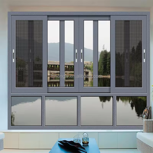Ventanas Corredizas de Aluminio, Ventana de Triple Cristal para Casa Pasiva, Ventana Corrediza Inteligente con Sistema de Deslizamiento a la Izquierda - Product Image 5
