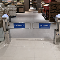 Gerbang Penghalang Ayun Anti Jepit untuk Pintu Masuk Supermarket