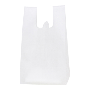 Sac en T-shirt réutilisable personnalisé avec logo, 40 g/m², léger, non tissé, avec poignée découpée, pour supermarché, pour le shopping - Product Image 3