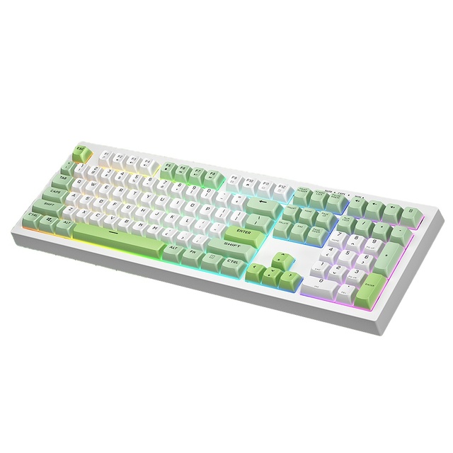 Custom New Wired USB Mechanical Gaming Keyboard 108 Keys LED Backlit
