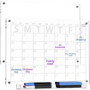 Pizarra Magnética Reutilizable, Impermeable y Duradera, Pizarra Acrílica para Notas, Pizarra Acrílica Reutilizable para Escribir en Casa - Product Image 4